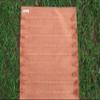 Cotton Yoga Mat - Eco-Friendly Hand-Woven Rug - Non Slip & Thick (24x72x5mm) for Everyday Fitness at Home - Comfortable Extra-Long (Orange) view 2