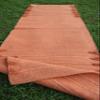 Cotton Yoga Mat - Eco-Friendly Hand-Woven Rug - Non Slip & Thick (24x72x5mm) for Everyday Fitness at Home - Comfortable Extra-Long (Orange) view 4