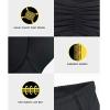 HUSILKY Men Butt Lifter Shapewear Padded Briefs Boxers High Waist Body Shaper Tummy Control 4 Detachable Pads(Black,XX-Large) view 4