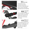 Multifunctional Weightlifting Bed Sit-ups Thickened Carbon Steel Dumbbell Bench Adjustable Thick Cushion Home Abdominal Fitness Equipment with Tension Rope view 4