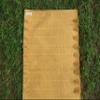 Cotton Yoga Mat - Eco-Friendly Hand-Woven Rug - Non Slip & Thick (24x72x5mm) for Everyday Fitness at Home - Comfortable Extra-Long (Yellow) view 3