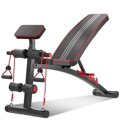 ERoomQ Weights Bench Workout Bench Dumbbell Bench Dumbbell Bench Supine Table, Multifunction Dumbbell Bench, Adjustable Weight Bench Gym Exercise Bench, Black, B
