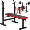 ERoomQ Folding Dumbbell Bench Fitness Adjustable Folding Fitness Barbell Rack & Weight Bench Set for Home Gym, Fitness Squat Rack Racks Stands, Strength Training w/Incline & Decline Capability view 1