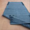 Cotton Yoga Mat - Eco-Friendly Hand-Woven Rug - Non Slip & Thick (24x72x5mm) for Everyday Fitness at Home - Comfortable Extra-Long (Prussian - Blue) view 2