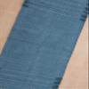 Cotton Yoga Mat - Eco-Friendly Hand-Woven Rug - Non Slip & Thick (24x72x5mm) for Everyday Fitness at Home - Comfortable Extra-Long (Prussian - Blue) view 3