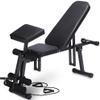 ERoomQ Weight Bench Dumbbell Weight Lifting Adjustable Weight Bench Sit-ups Fitness Equipment, Adjustable Supine Board, Home Multifunction Folding Dumbbell Bench Men and Wo view 1
