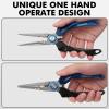 TRUSCEND Lockable Handy Fishing Pliers with Innovative Ergonomic Handle, Saltwater Corrosion Resistant Teflon Coated Fishing Tool, Multi-Function Fishing Gear with Mo-V Cutter, Amazing Fishing Gift view 4