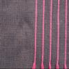 Cotton Yoga Mat - Eco-Friendly Hand-Woven Rug - Non Slip & Thick (24x72x5mm) for Everyday Fitness at Home - Comfortable Extra-Long (Gey-Pink) view 4