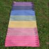 Cotton Yoga Mat - Eco-Friendly Hand-Woven Rug - Non Slip & Thick (24x72x5mm) for Everyday Fitness at Home - Comfortable Extra-Long (Multicolor-05) view 2