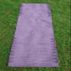 Cotton Yoga Mat - Eco-Friendly Hand-Woven Rug - Non Slip & Thick (24x72x5mm) for Everyday Fitness at Home - Comfortable Extra-Long (Levendar) view 2