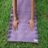 Cotton Yoga Mat - Eco-Friendly Hand-Woven Rug - Non Slip & Thick (24x72x5mm) for Everyday Fitness at Home - Comfortable Extra-Long (Levendar) view 4