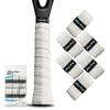 ALIEN PROS New Model M-Tac Tennis Racket Grip Tape (6 Grips) - Overgrip for High Performance Racquet Wrap (White) view 1