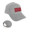 Desert Cactus Indiana University Baseball Hat Hoosiers Bloomington Brimmed Embroidered Hats Cap Adjustable Cloth Strap Adult (Style O1) Gray view 1