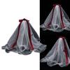 Bowknot Tulle Marriage Bridal Veil With Fix Hair Clip For Marriage Christmas Celebration Party Accessories view 2
