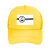 Flag of Pierce County, Washington (Former) Baseball Cap Women Men Hat Adjustable Mesh Cap Outdoors Sun Hat Yellow view 2