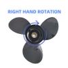 WINGOGO 48-19639A40 10 3/8 x 12 Pitch 3 Blade 10 Spline Tooth Outboard Boat Propeller Replacement for Mercury 9.9-25 HP Aluminum Prop with Hub Kit view 4