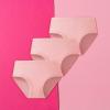 Toddler Underwear Little Girl Cotton Knit Brief, Hipster, Teen Seamless Panties Solid Color 3 Pack (Pink, 6-7 Years) view 2