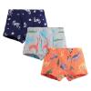 3 Pack Boys Boxer Briefs Baby Soft Cotton Toddler Underwear Children Truck Panties Various cute (Orange, 2-3 Years) view 1