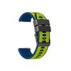 Yenle 22mm Watch Strap Fit for Suunto Vertical /9 PEAK Pro/9 Peak/5 Peak Replacement Silicone Band Wristband Bracelet Accessories(Green Blue,22mm) view 1