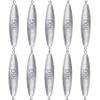 Trolling Weights Inline Fishing Weights Sinkers Double Ringed Weights for Saltwater Freshwater Fishing Get Lures Deeper 1oz to 5oz view 1