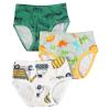 NineFit Basics 3 Pack Cotton Little Boys Underwear Baby Boys Cute Cartoon Truck Soft Boys Briefs Toddler Underwear Boys (K, 2-3 Years) view 1