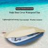 112.6" L X 78.7" W Pedal Boat Cover Large,Paddle Boat Cover 600D Paddle Board Covers for Outdoor Storage Waterproof Sun Dustproof Pedal Board Protector fits 3 or 5 Person Pedal Boat(Beige) view 3
