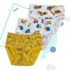 3 Pack Cotton Little Boys Underwear Baby Boys Cute Cartoon Truck Soft Boys Briefs Toddler Underwear Boys (E, 6-7 Years) view 2
