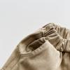 Toddler Baby Girls Cargo Pants Baggy Joggers Solid Elastic Waist Pull on Hiking Athletic Pants (Khaki, 18-24 Months) view 2
