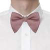 BEWDIO Dusty Pink Bow Ties for Men, Tuxedo Oversized Pre-Tied Bowties for Mens Party Wedding (60-06L) view 3