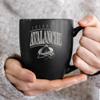 Rico Industries NHL Hockey Colorado Avalanche Tribute 15oz Laser Engraved Matte Black Ceramic Bistro Mug - For Hot or Cold Drinks view 2