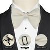 BEWDIO Beige Bow Ties for Boys, Oversized Kids Baby Big Pre-Tied Bowties for Party Wedding (60-10M) view 2