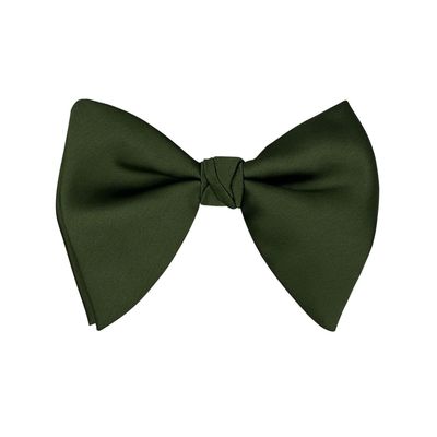 BEWDIO Olive Green Oversized Bow Ties for Baby Boys, Kids Baby Big Pre-Tied Bowties for Party Wedding (60-03M)