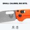 Benchmade - Mini Taggedout Folding Hunting Knife with Orange Grivory Handle (15533) view 3