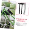 POPETPOP 5 Sets Bike Water Bottle Cage Mount Base Holder Silicone Easy Install Fashion Design view 3
