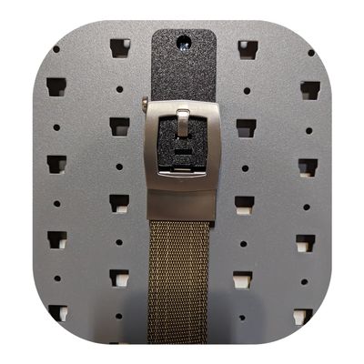 Hammy3DPrints Belt Mount for Ratcheting/Kore Buckle - GallowTech | Gear Holder Storage Rack (Black, 1.75" Buckle)