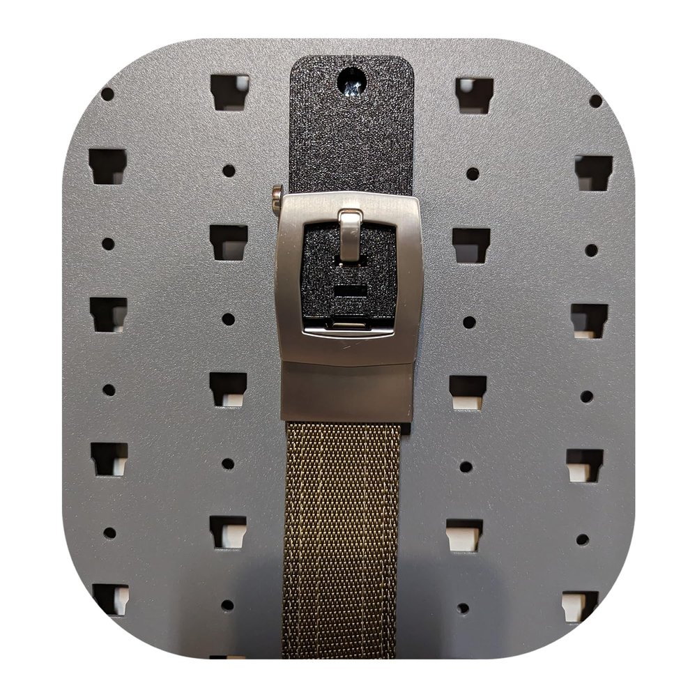 Hammy3DPrints Belt Mount for Ratcheting/Kore Buckle - GallowTech | Gear Holder Storage Rack (Black, 1.75" Buckle)