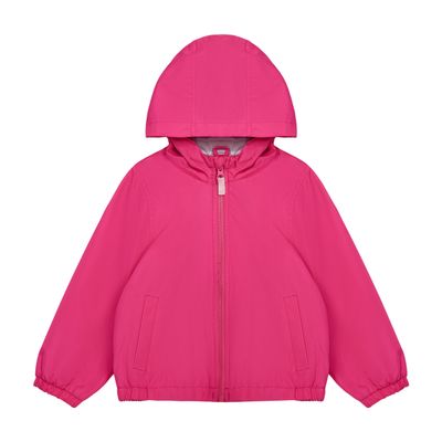 Carter's Girls' 2T-6X Water-Resistant Hooded Lightweight Windbreaker Jacket, Pink, 4T