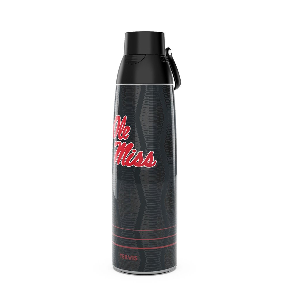 Tervis Venture Water Bottle Ole Miss Rebels - Full Speed Triple Insulated Tumbler Travel Cup Keeps Drinks Cold & Hot, 36oz, Stainless Steel