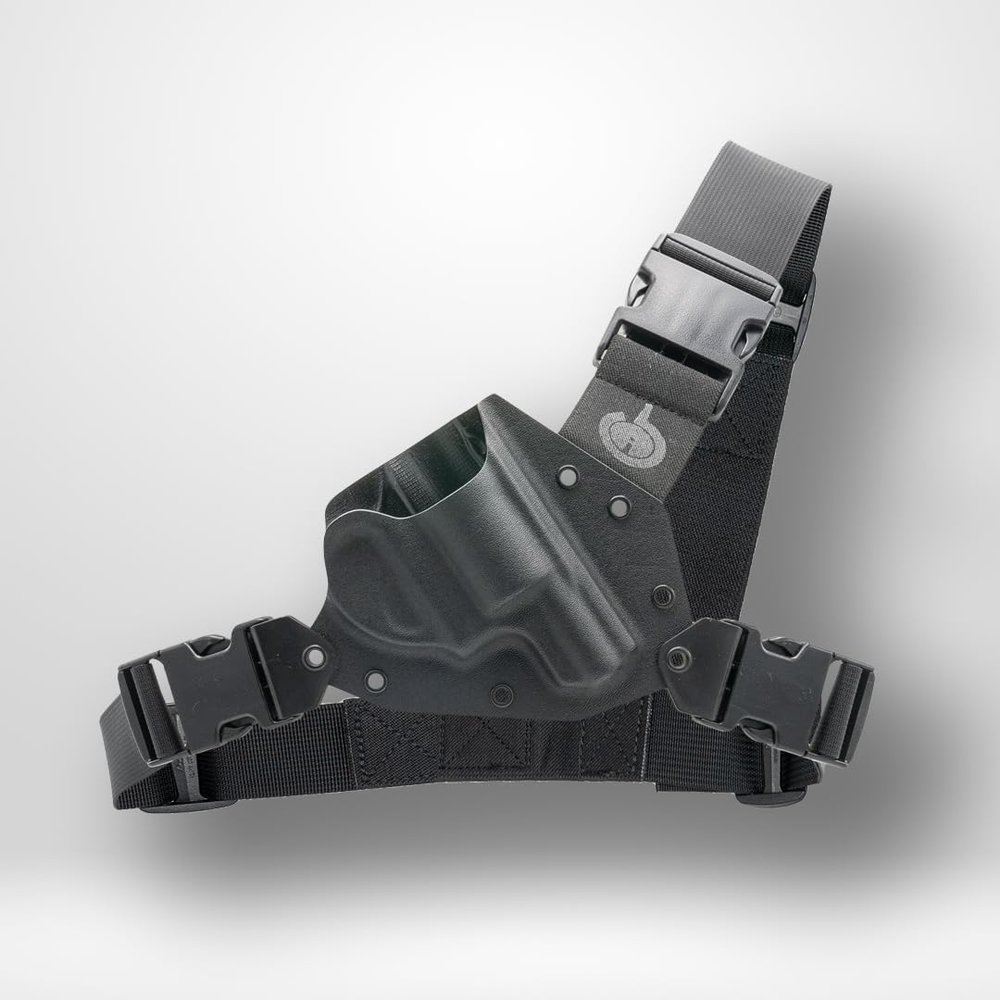 Kenai Chest Holster for a Ruger - Black (Model - LCR-X, Right)
