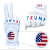 Trump USA Flag Golf Gloves 100% Cabretta Leather President Donald Trump Adult Men's Golf Gloves Biden MAGA Men Left or Rigth Hand (Worn on Left Hand, Large) view 1