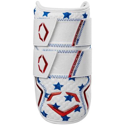EvoShield X-SRZ Patriot Collection Limited Edition Double Strap Elbow Guard Red/White/Blue Large