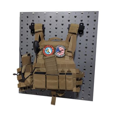 Hammy3DPrints Plate Carrier Mount - GallowTech | Gear Holder Storage Rack (Black)