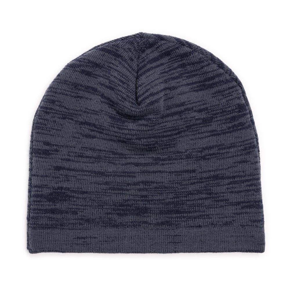 MUK LUKS Men's Pattern Heat Retainer, Dark Sapphire/Twilight, OS