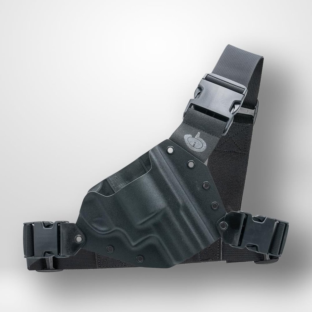Kenai Chest Holster for a Ruger - Black (Model - GP100, Right)