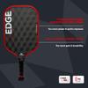 Diadem Edge 18K Power Pickleball Paddle USAPA Approved | 18K Carbon Fiber Face for Spin & Control | 16mm Control Paddle (Red) view 3