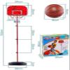 CukUJH Basketball Set Adjustable Basketball Back Board Stand & Hoop Set for Children Kids Basketball Stand view 2