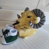 New Sport Animal Ram Mascot Costume Adult Size for Men & Women with Built-in Fan Inside the Head view 3