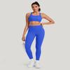 HeyNuts Workout Pro Athletic High Waisted Yoga Leggings for Women, Buttery Soft Workout Pants Compression 7/8 Leggings with Inner Pockets Blaze Blue_25'' L(12) view 4