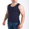 Flygo 2 Pack Thermal Tank Top Men Cotton Winter Warm Fleece Lined Underwear Sleeveless Vest Undershirt(Black+Navy-L) view 3