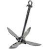 Prolinemax Marine Boat 316 Stainless Steel Folding Anchor 5Kg Folding Grapnel Fishing Yacht view 1